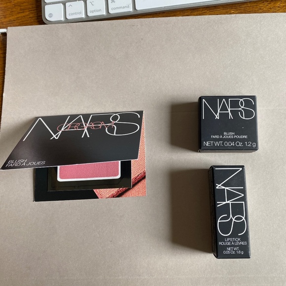 NARS Travel Size Blush (Orgasm X) and Lipstick (Rosecliff) - NWT - Picture 3 of 4